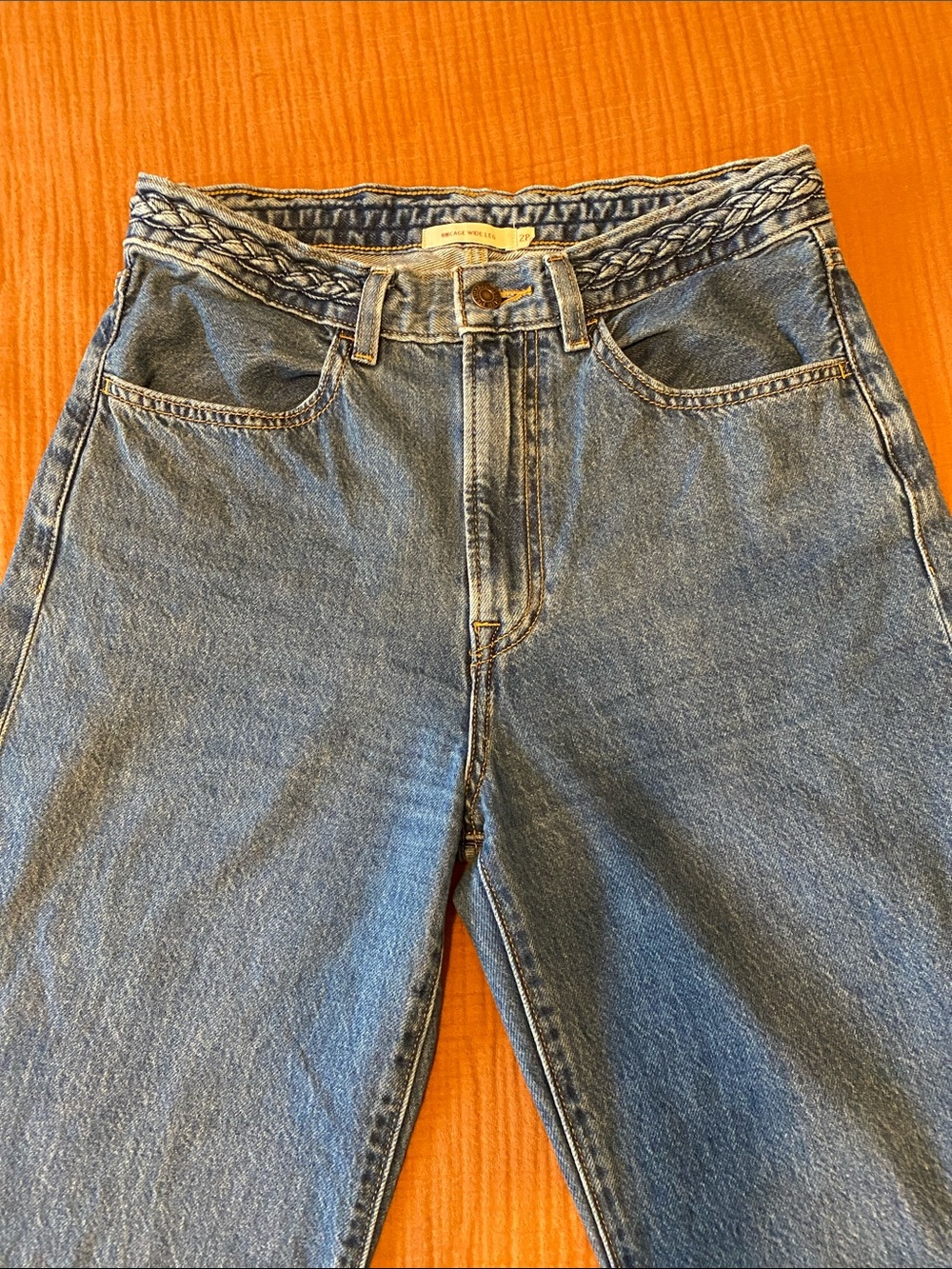 LEVI RIBCAGE WIDE LEG BRAIDED JEANS | 28 - Picture 4 of 6